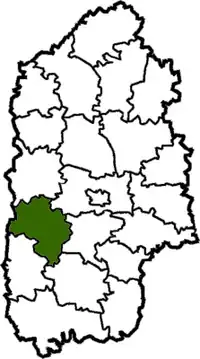 Городокский район на карте