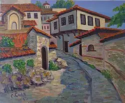 Переулок Св. Богородица Больничка. 60×50, 2013