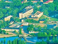 Строившийся больничный комплекс (ныне законсервирован)