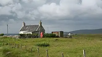 Единственная телефонная будка острова