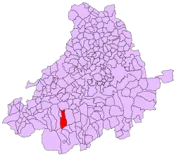 Расположение муниципалитета на карте провинции