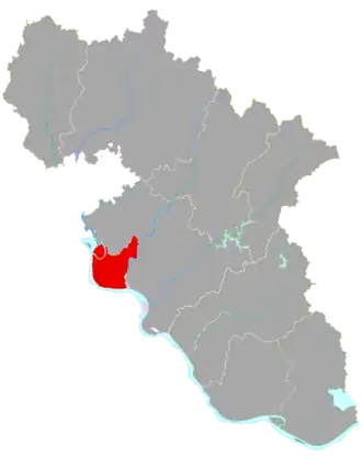 Хуанчжоу на карте