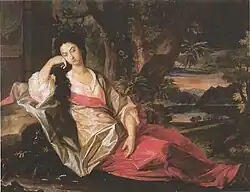 Портрет Сюзанны Маргареты Фришинг, урожденной Штюрлер. 1705. Холст, масло. Частное собрание