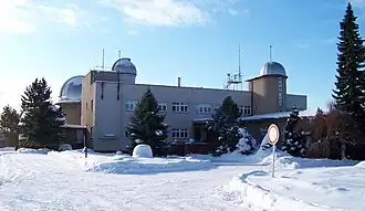 обсерватория зимой 2010 года