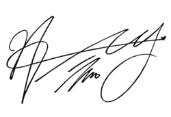 Изображение автографа