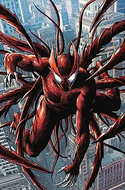 Скотт Вашингтон как Гибрид.Вариант обложки Venom vol. 4 #18 (сентябрь 2019).Художники: Патрик Зирчер[англ.] и Брайан Ребер.