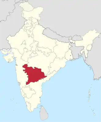 Хайдарабад на карте