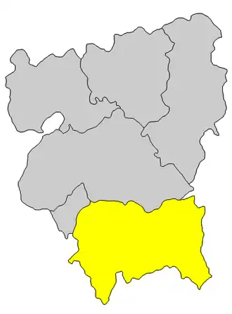 Цзыцзинь на карте