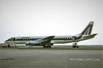 Douglas DC-8 компании Alitalia