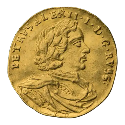 Аверс червонца 1716 года (Биткин #55/R2)