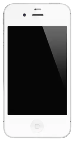 iPhone 4s в белом корпусе