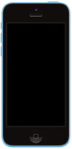 iPhone 5c в голубом цвете