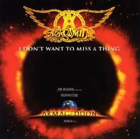 Обложка сингла Aerosmith «I Don’t Want to Miss a Thing» (1998)
