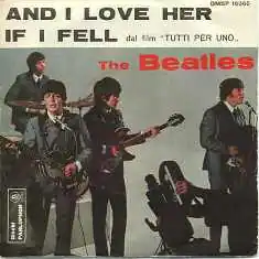 Обложка сингла The Beatles «If I Fell» (1964)