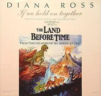 Обложка сингла Дайаны Росс «If We Hold on Together» (1988)
