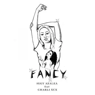Обложка сингла Игги Азалии при участии Charli XCX «Fancy» (2014)