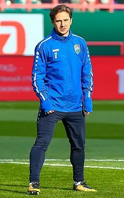 Горбунов в составе «Нижнего Новгорода» в 2022 г.