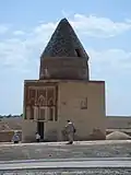 Вид на мавзолей Иль Арслана, Кёнеургенч, Туркменистан