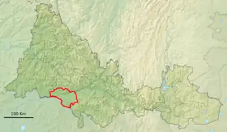 Илекский район на карте