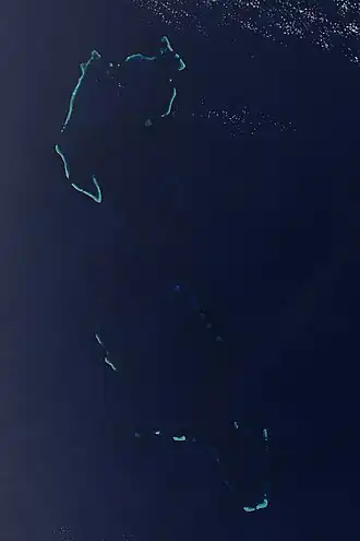 Космический снимок архипелага