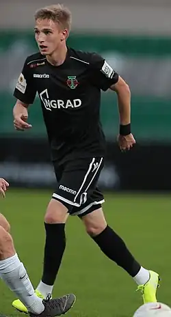 Самошников в составе московского «Торпедо» в 2019 г.