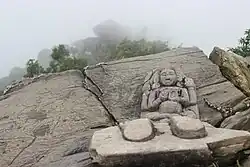 Изображение богини и дворца Горкха