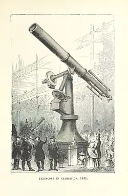 Телескоп на выставке 1851 года