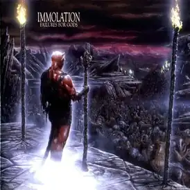 Обложка альбома Immolation «Failures for Gods» (1999)
