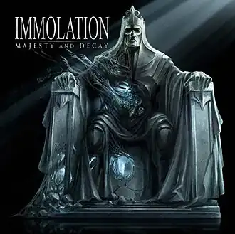 Обложка альбома Immolation «Majesty and Decay» (2010)