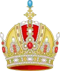 Личная императорская корона, сделанная для императора Рудольфа II, позже Корона Австрийской империи.