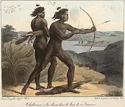 Л. Хорис, миниатюра Индейцы в Бухте Сан-Франциско