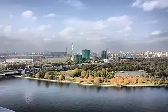 Нагатинская пойма в 2008 году