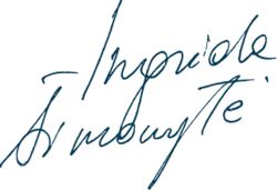 Изображение автографа