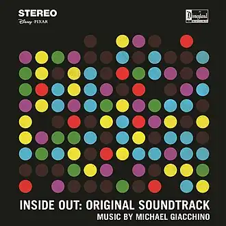 Обложка альбома Майкла Джаккино «Inside Out: Original Soundtrack» (2015)