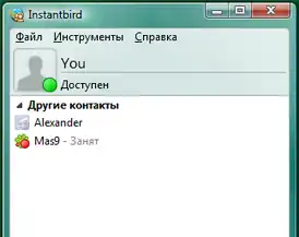 Скриншот программы Instantbird