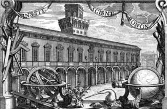 Палаццо Поджи, гравюра XVIII века