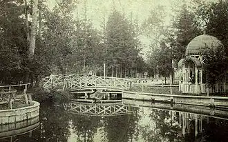 Интендантский сад в конце XIX века. Фото А. Гофмана