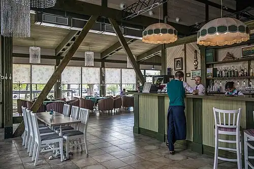 Современный интерьер ресторана