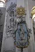 Cкульптура Яна Непомуцкого работы Игнаца Лангелахера