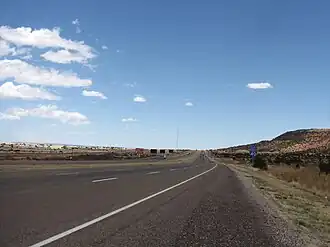 I-40 в восточном Нью-Мексико