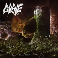 Обложка альбома Grave «Into the Grave» (1991)