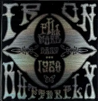 Обложка альбома Iron Butterfly «Fillmore East 1968» (2011)