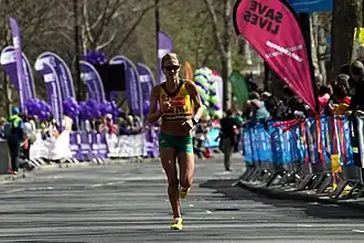 на Лондонском марафоне 2013 года