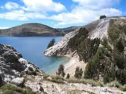 Берег озера Титикака