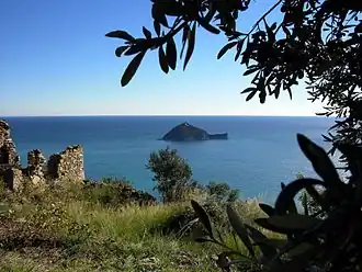 Общий вид острова с Ривьеры