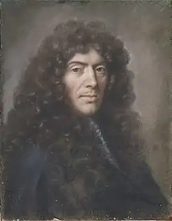 Ш. Лебрен. Портрет Израэля Сильвестра. Около 1670. ПастельМузей изящных искусств, Реймс