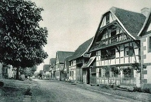 Фахверковый дом (фото 1906 года)