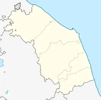 Сассоферрато на карте