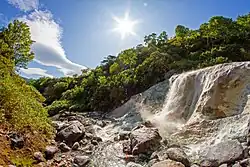 горячие источники вулкана