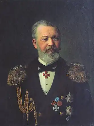 Портрет вице-адмирала Ивана Алексеевича Шестакова,2-я часть XIX в. (ЦВММ)